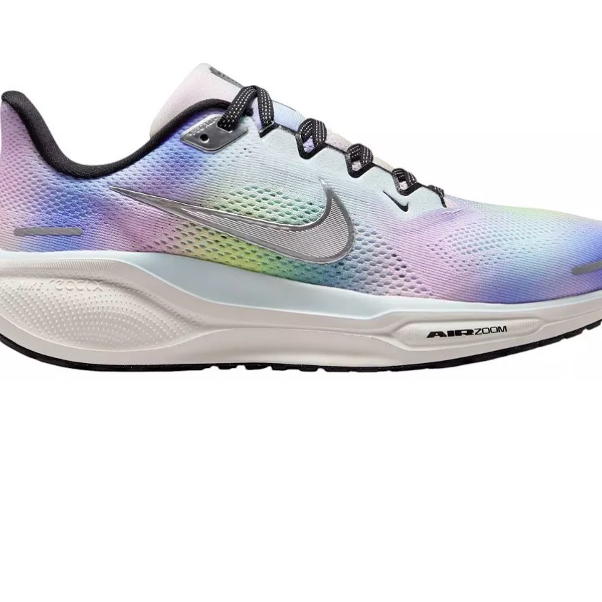 Rainbow Iridescent Nike Women's Running Pegasus Sneakers
